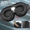 Travel 3D Eye Mask Sleep Soft Padded Shade Cover Rest Relax Sleeping Blindfold