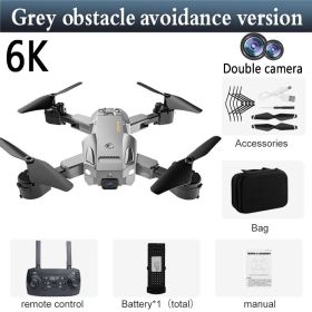HD Aerial Photography Of Automatic Obstacle Avoidance UAV (Option: Grey-6K Obstacle Avoiding Double)