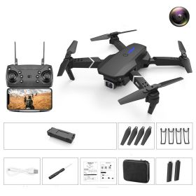 4K pixel dual camera switch airplane toy (Option: Black 1080p)