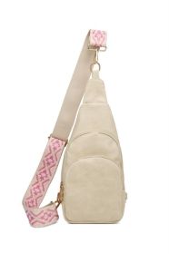 Women's Cross-body Casual Multi-functional Shoulder Bag (Option: Beige-One Size)
