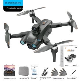 HD Aerial Photography GPS Brushless Motor Four-axis (Option: Black 360 Â° Obstacle Avoidance-Single Electric Version)