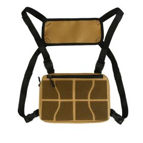 Outdoor Sports Chest Multi-functional Tactical Pannier Bag (Color: Khaki)