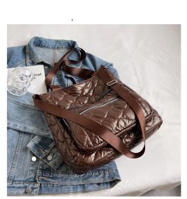 Women's Commuter One Shoulder Handheld Crossbody Bag (Color: Coffee)