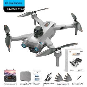 HD Aerial Photography GPS Brushless Motor Four-axis (Option: Gray 360 Â° Obstacle Avoidance-Single Electric Version)